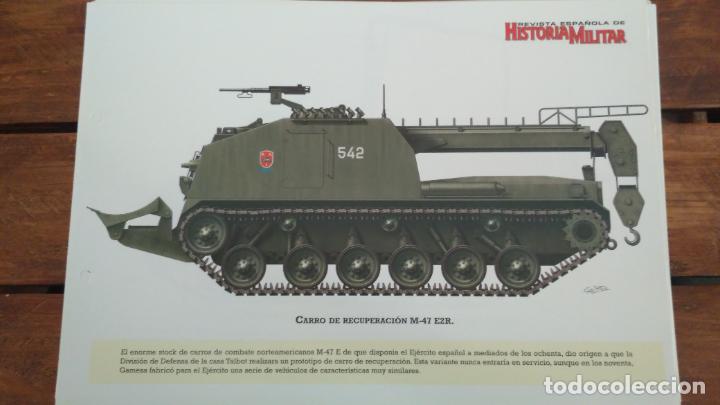 Militaria: LAMINA FICHA MILITAR CARRO DE RECUPERACIN M-47 EZR