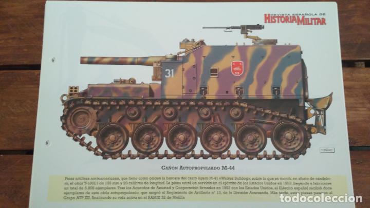Militaria: LAMINA FICHA MILITAR CA&Ntilde;ON AUTOPROPULSADO M-44