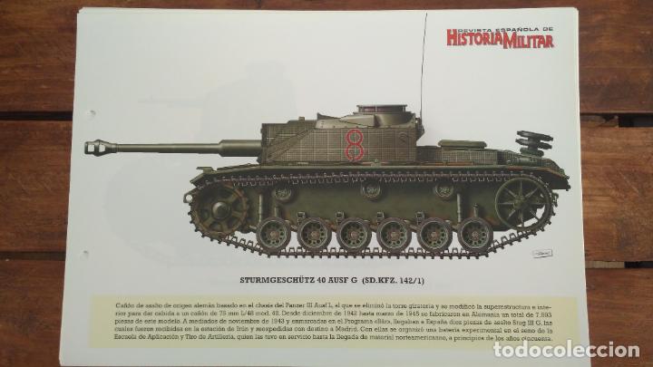 Militaria: LAMINA FICHA MILITAR STURMGESCHUTZ 40 AUSF G