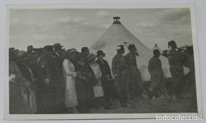 Militaria: TROPAS NOMADAS O GUARDIA MORA EN CAMPAMENTO, MIDE 13,5 X 8,5 CMS.