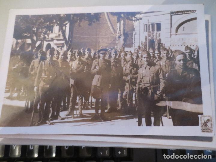 Militaria: foto postal. militares. a identificar.