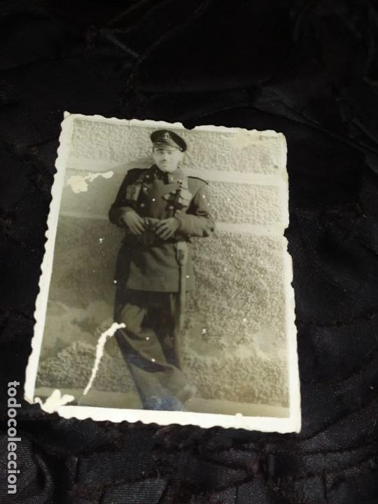 Militaria: PEQUE&Ntilde;A FOTOGRAF&Iacute;A MILITAR EN TRASERA PONE RECUERDO DTA CHUMILLA 1952 GUARDIA CIVIL?