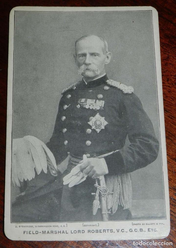 Militaria: FOTOGRAFIA TIPO POSTAL DE FIELD-MARSHAL LORD ROBERTS, V.C. fue un general brit&aacute;nico de la &eacute;poca vict