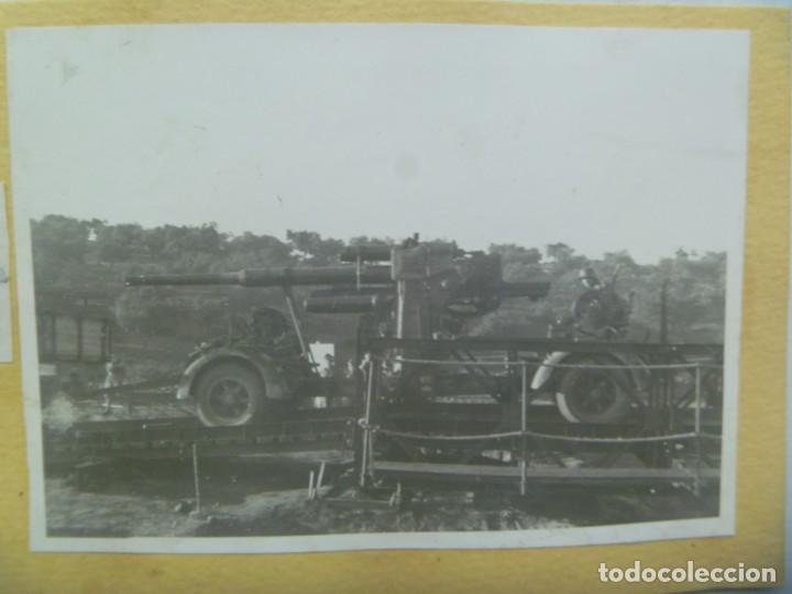 Militaria: FOTO DE UNA PIEZA DE ARTILLERIA ANTIAEREA DEL 88 REMOLCADA POR CAMION ( QUE NO SE VE )