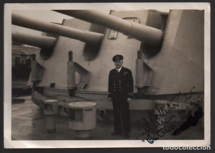 Militaria: BARCO Y MILITAR,- ALEMAN- MIDE: 18 X 12 C.M. VER FOTOS