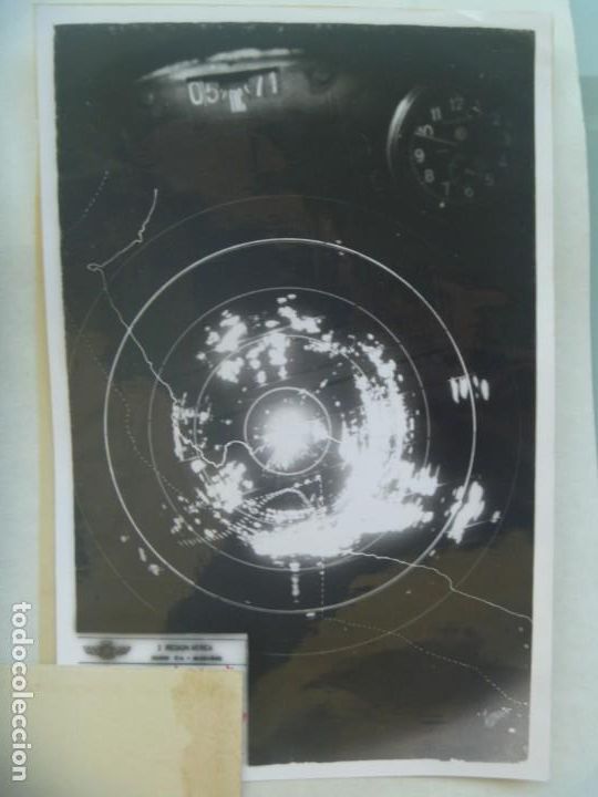 Militaria: AVIACION : FOTO DEL RADAR DE LA CABINA DE UN AVION .... 13 x 20 CM