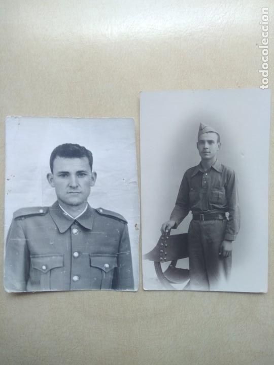Militaria: Lote de 2 fotografias