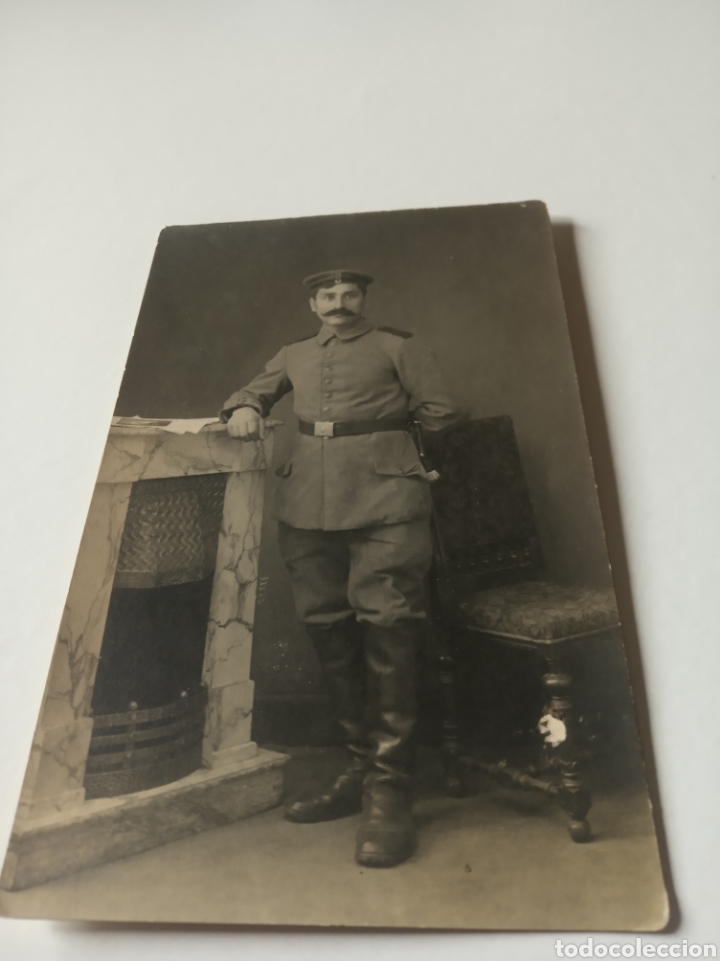 Militaria: Fotograf&iacute;a militar postal