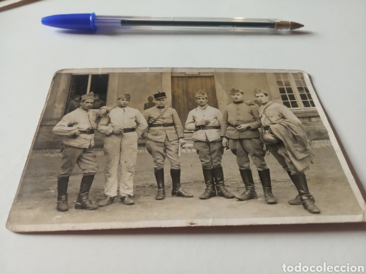 Militaria: Antigua fotograf&iacute;a militar postal