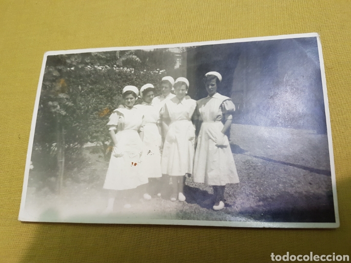 Militaria: Foto postal enfermeras republicanas Guerra civil