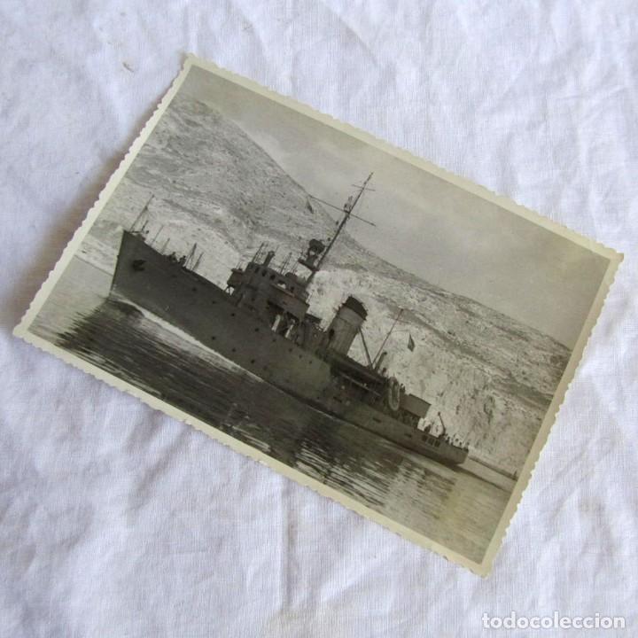 Militaria: Fotograf&iacute;a buque Guardacostas Pegaso Pruebas en 1951, 16,5 x 11,5 cm