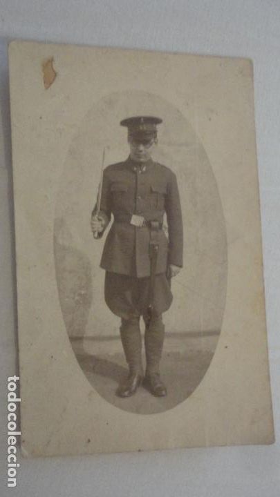 Militaria: ANTIGUA FOTOGRAFIA DE MILITAR SIN IDENTIFICAR.