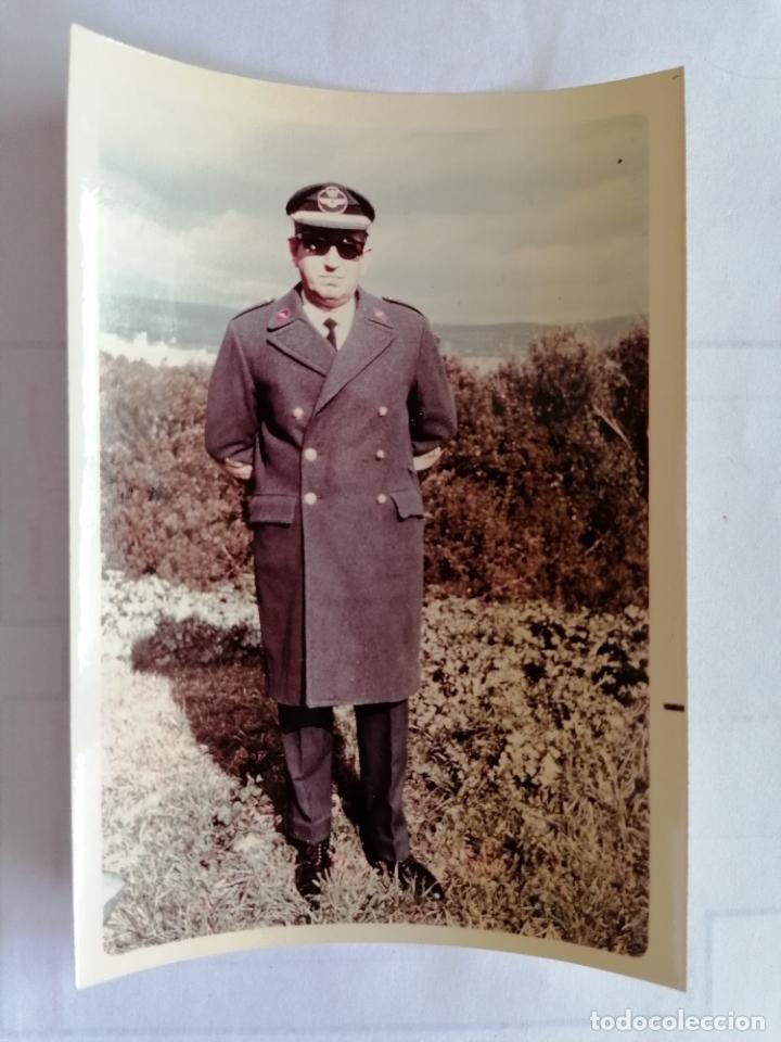 Militaria: FOTOGRAFIA, MILITAR EJERCITO DEL AIRE POSANDO, MEDIDAS 9 X 12,5 CM