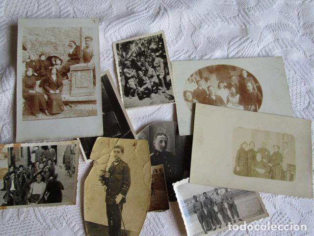 Militaria: LOTE FOTOGRAFIAS MILITARES ANTIGUAS EPOCA ALFONSO XIII Y VARIOS