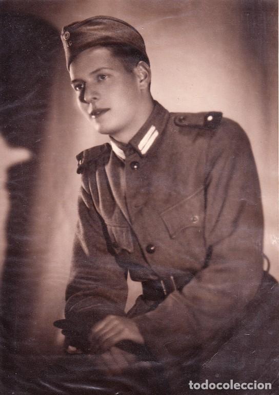 Militaria: Fotograf&iacute;a de estudio de soldado argentino, mediados siglo XX - CLC