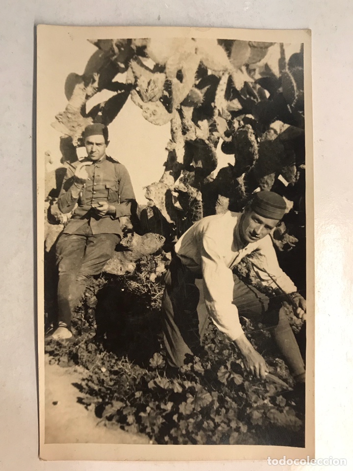 Military Antiques: LA BATALLA DEL RIF. Fotograf&iacute;a Militar.., Soldados en tiempo de descanso ..., (h.1920?)