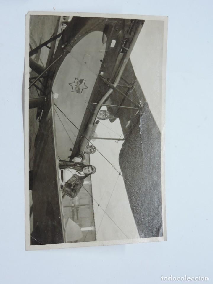 Militaria: FOTOGRAFIA DE AVION MOTH, UTILIZADO DURANTE LA II GUERRA MUNDIAL, MIDE 18 X 11,5 CMS.
