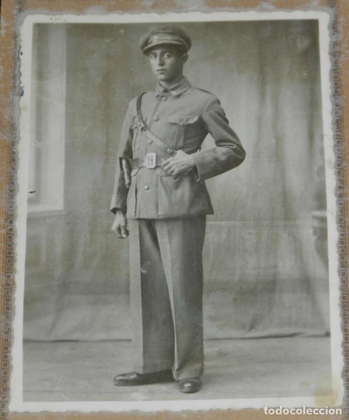 Militaria: FOTOGRAFIA DE SOLDADO DE CARABINEROS, MIDE 15,5 X 10 CMS.