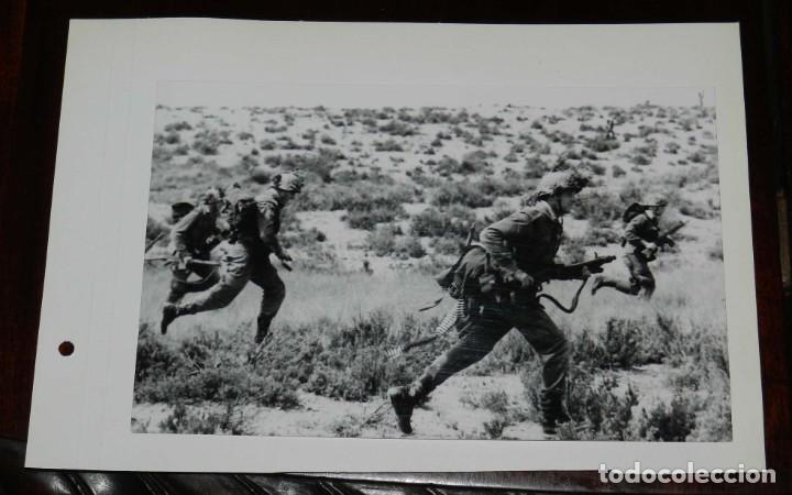 Military Antiques: FOTOGRAFIA DE MANIOBRAS DE LA ACADEMIA GENERAL MILITAR, A&Ntilde;OS 60, MIDE 22 X 15,5 CMS.