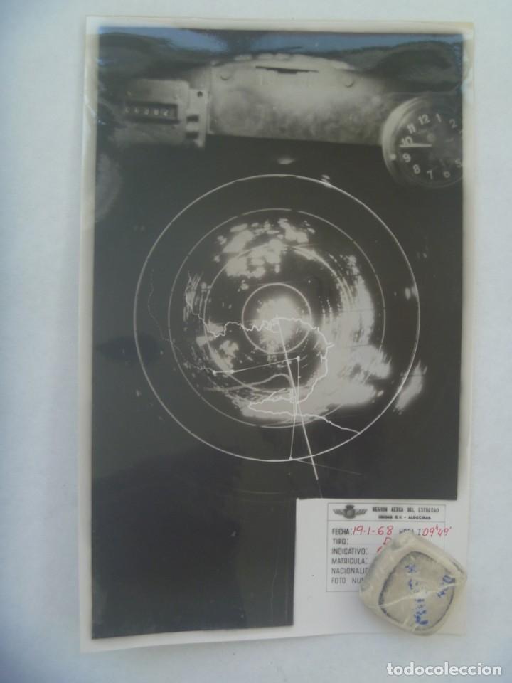 Military Antiques: AVIACION : FOTO DEL RADAR DE LA CABINA DE UN AVION, 1968 ......... 13 X 21 CM