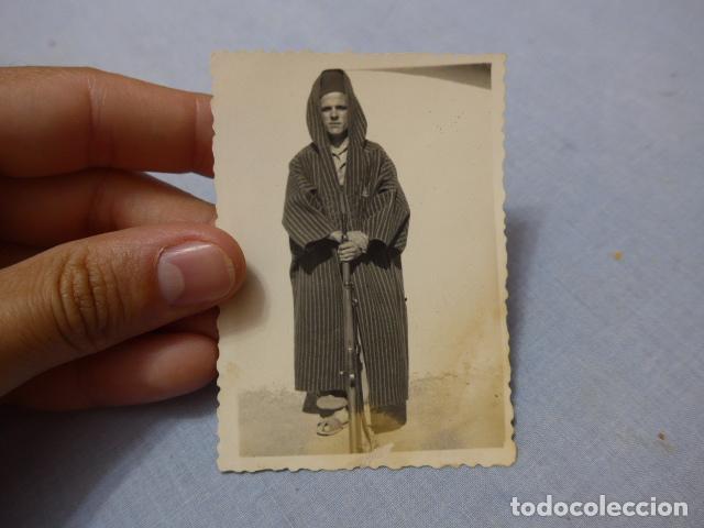 Militaria: * Antigua fotografia de regulares, guerra civil o a&ntilde;os 40. original. ZX