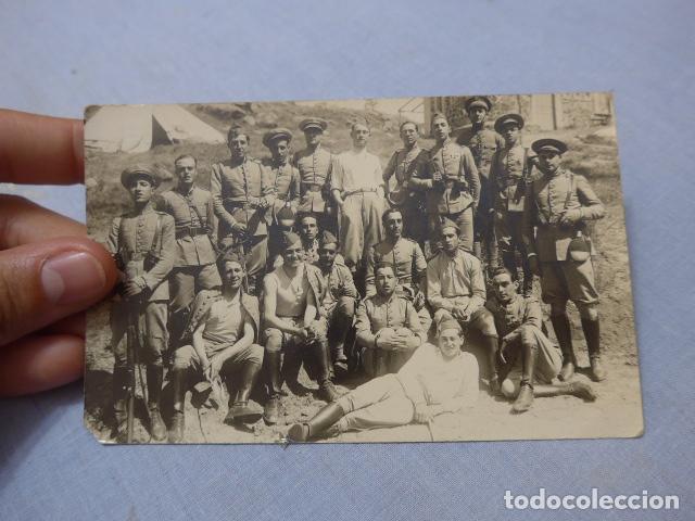Militaria: * Antigua fotografia de cazadores, guerra de africa, original. ZX