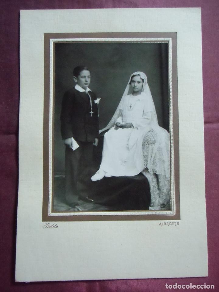 Military Antiques: ALBACETE.FOTO BELDA.NI&Ntilde;OS EN COMUNION.A&Ntilde;OS 20.