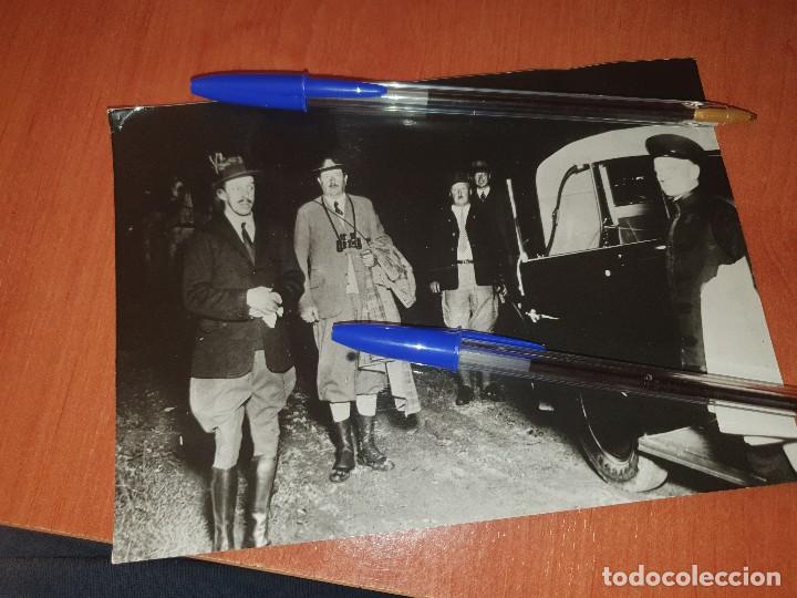 Militaria: El rey alfonso XIII y los duques lodkowitz y thurn-taxis en bad-konigswart, foto de prensa