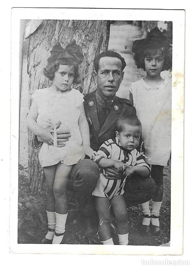 Militaria: LOTE DE 4 FOTOGRAFIAS ANTIGUAS DE - MILITARES