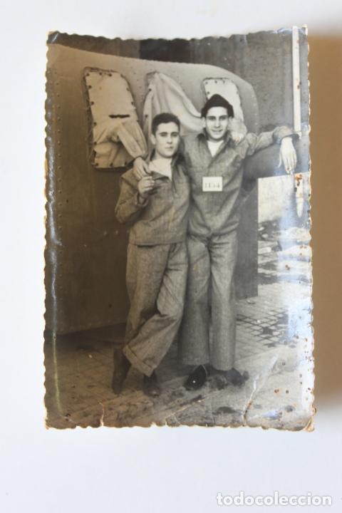Militaria: FOTOGRAFIA DOS RECLUTAS ARMADA A&Ntilde;OS 40