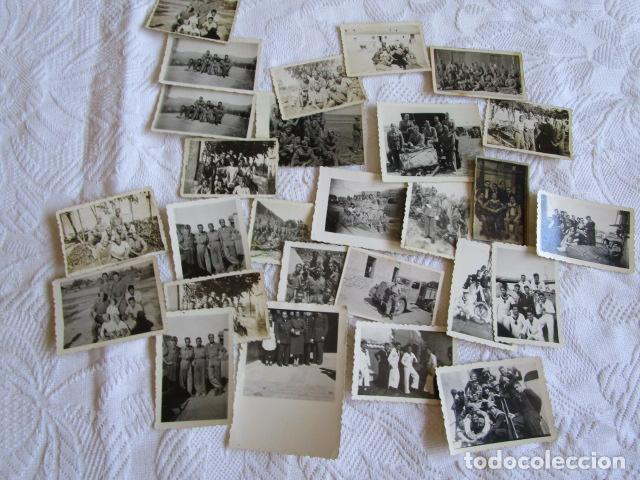 Militaria: LOTE FOTOGRAFIAS GUERRA CIVIL MARINA EJERCITO TIERRA