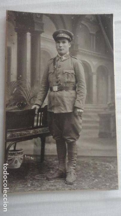 Militaria: ANTIGUA FOTOGRAFIA DE MILITAR.FOTO CHINCHILLA.TARRAGONA