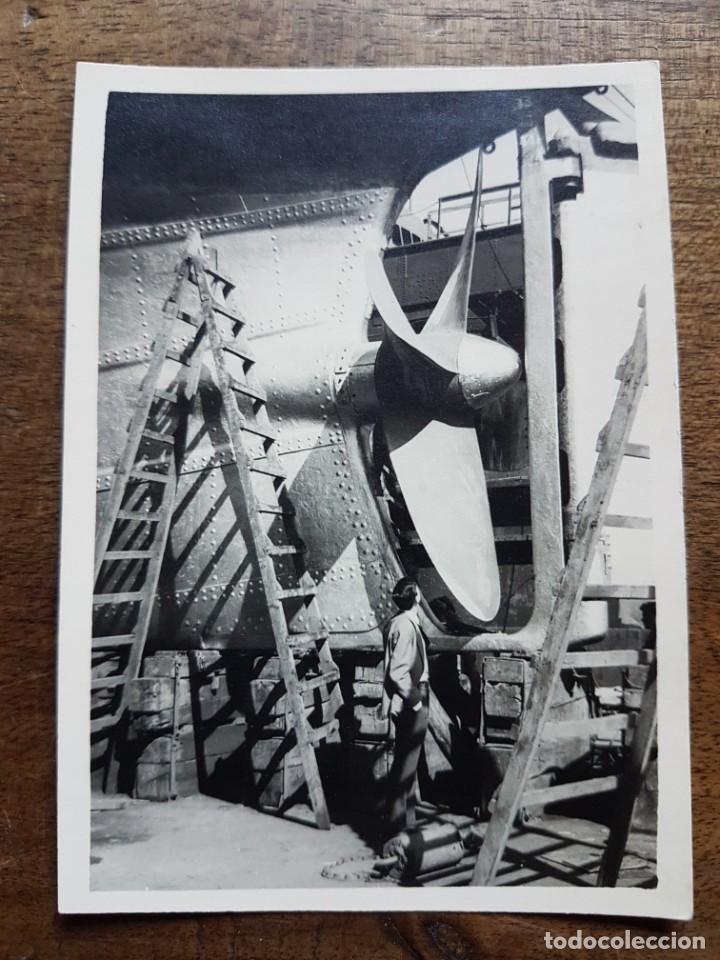 Militaria: Foto helice barco
