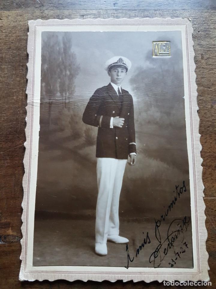 Militaria: Foto Adell Sueca marinero