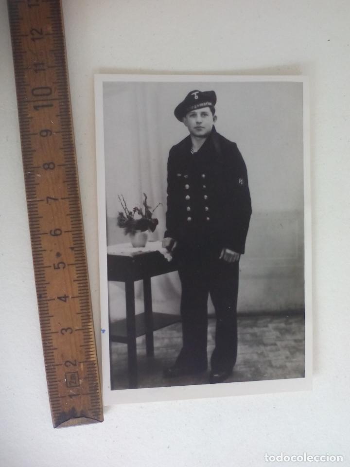 Militaria: FOTOGRAFIA. MILITAR, SOLDADO Kriegsmarine, SOLDADO DE LA ARMADA NAZI, ALEMANIA 1948