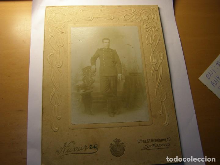 Militaria: Fotograf&iacute;a de militar , principios siglo XX o anterior.
