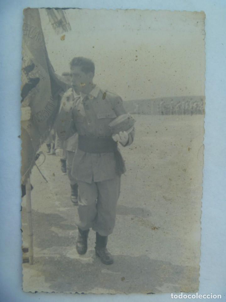 Militaria: FOTO DE JURA DE BANDERA DE MILITAR DE REGULARES . DAR RIFFIEN, TETUAN ( MARRUECOS ), 1958