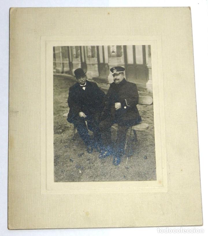 Militaria: FOTOGRAFIA DE COMANDANTE DE INGENIEROS, EPOCA ALFONSO XIII, MIDE 17,5 X 14 CMS.