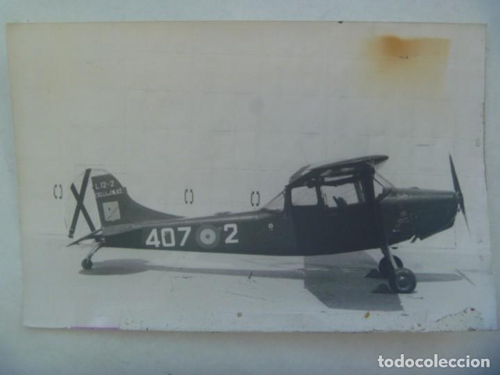 Militaria: AVIACION : FOTO DE AVION DE LA FUERZA AEREA ESPA&Ntilde;OLA. ESCUADRILLA DE ENLACE