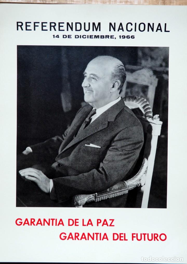 Militaria: FOTOGRAF&Iacute;A DEL EXCMO SR FRANCISCO FRANCO BAHAMONDE .REFERENDUM NACIONAL A&Ntilde;O 1966
