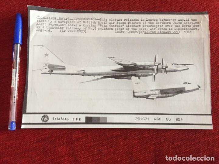 Militaria: F11628 FOTOCOPIA FOTOGRAFIA MILITAR DE PRENSA INGLATERRA (28-8-1985) AIR FORCE PHANTON