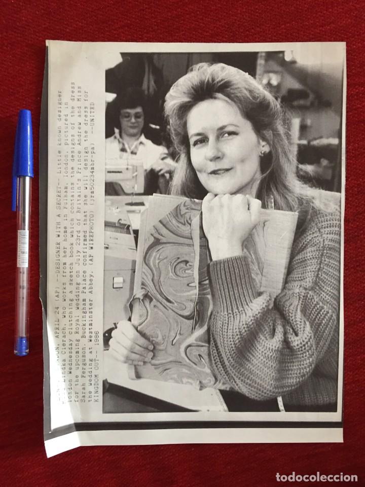 Militaria: F11680 FOTOCOPIA FOTOGRAFIA ORIGINAL DE PRENSA INGLATERRA MARINA DE GUERRA (24-4-1986)LINDKA CIERACH