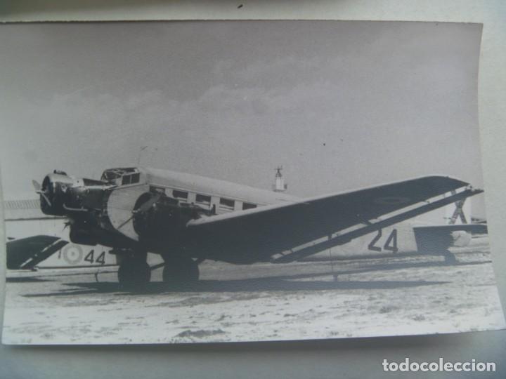 Militaria: AVIACION : FOTO DE AVION DE LA FUERZA AEREA ESPA&Ntilde;OLA , JUNKER ALEMAN