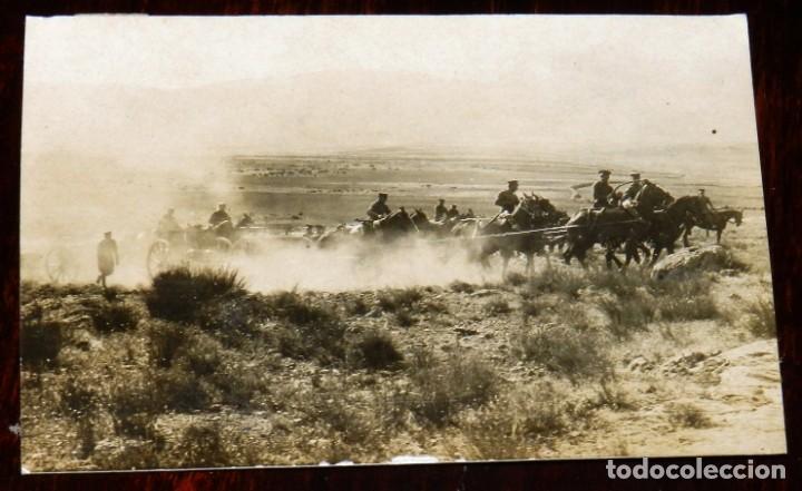 Militaria: FOTOGRAFIA DE PRACTICAS DE INFANTERIA, EN MARRUECOS, A&Ntilde;O 1932 APROX, MIDE 8,5 X 5,5 CMS.
