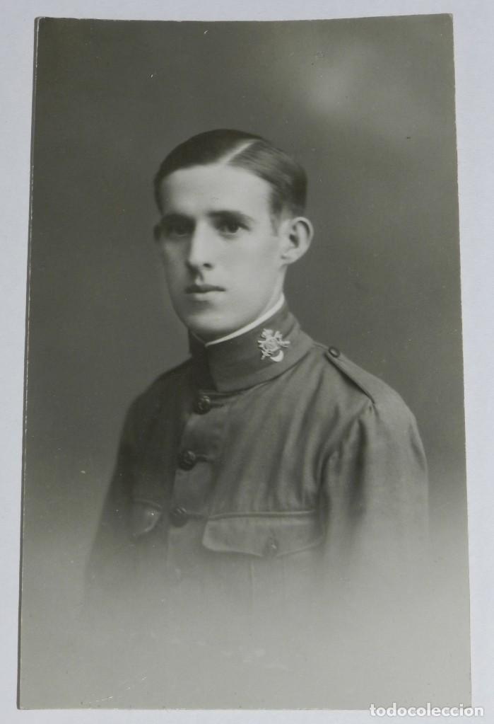 Militaria: FOTOGRAFIA DE SOLDADO DE INFANTERIA DEL REGIMIENTO 36, NO CIRCULADA.