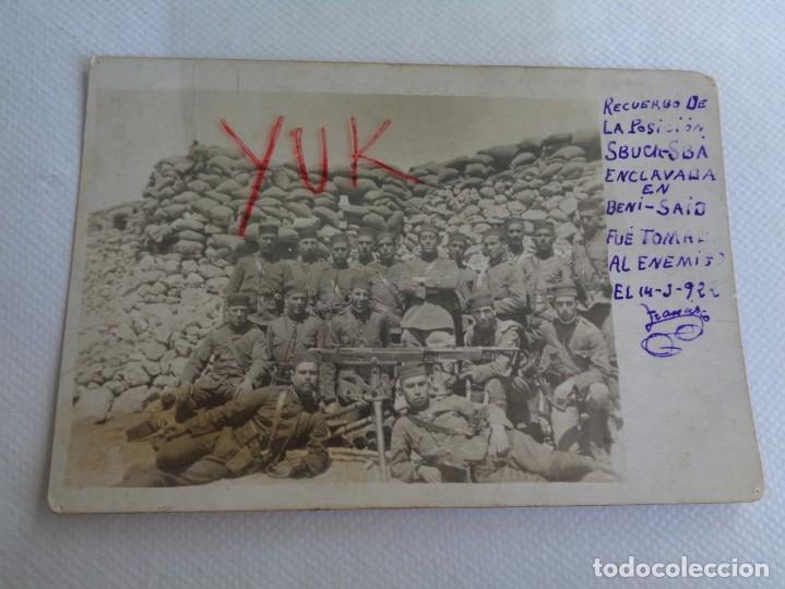 Militaria: ANTIGUA FOTO FOTOGRAFIA POSICION DE SBUCH-SBA EN BENI-SAID - GUERRA DEL RIF (14 - 3 - 1922)
