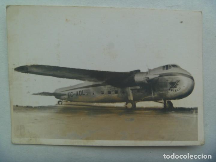 Militaria: AVIACION : FOTO DE AVION DE LA COMPA&Ntilde;IA AEREA AVIACO