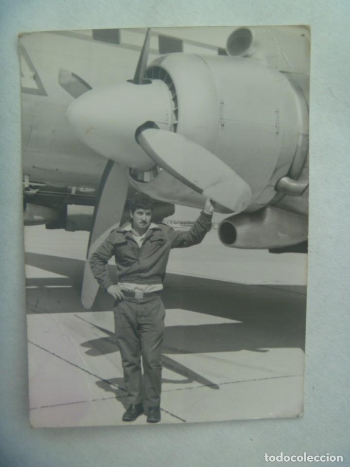 Militaria: AVIACION : FOTO DE MILITAR Y AVION