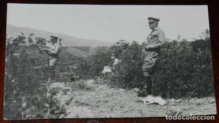 Militaria: FOTO POSTAL DE MANIOBRAS EN BENI ROS, 20 DE SEPTIEMBRE DE 1932, NO CIRCULADA, ESCRITA.