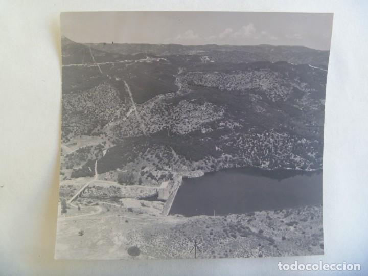 Militaria: AVIACION : FOTO AEREA DEL PANTANO DE ENCINAREJO ( JAEN ), 1971. CON CU&Ntilde;O 2&ordf; REGION AEREA